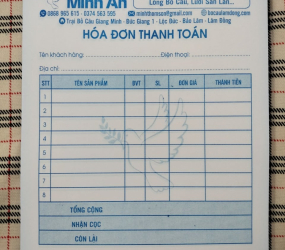 HÓA ĐƠN BIỂU MẪU