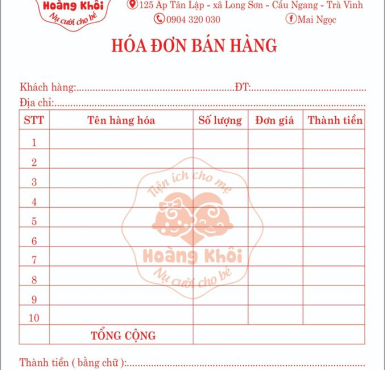 HÓA ĐƠN MÀU ĐỎ 2