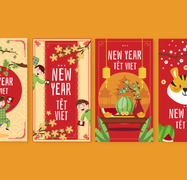 mẫu bao lì xì ( 4 mẫu )